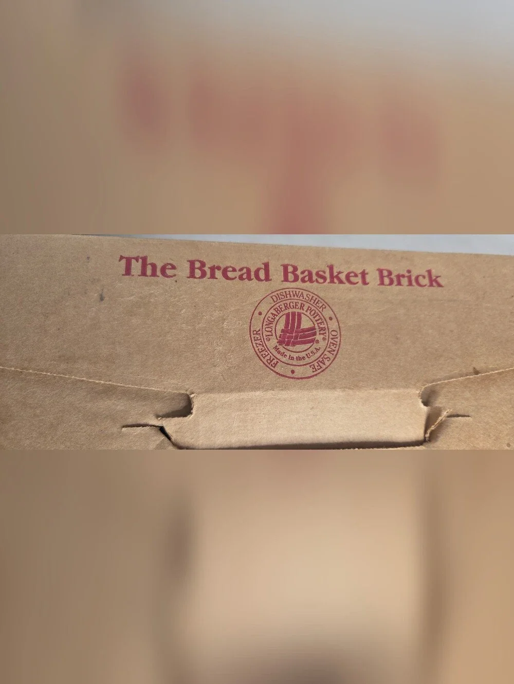 Longaberger pottery bread